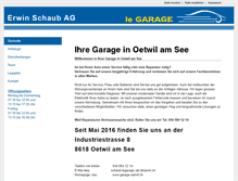 Tablet Screenshot of garage-egg.ch